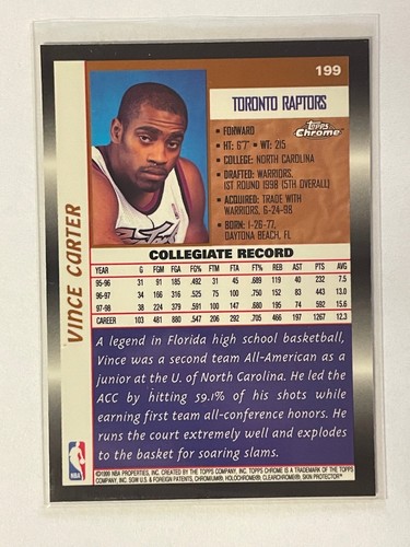 VINCE CARTER Basketball Cards **You Pick** RC, Inserts, Parallels + Revised 6/4 - Picture 10 of 182