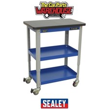 Image of Sealey API2103 Premier Industrial™ 3-Level Workshop Trolley