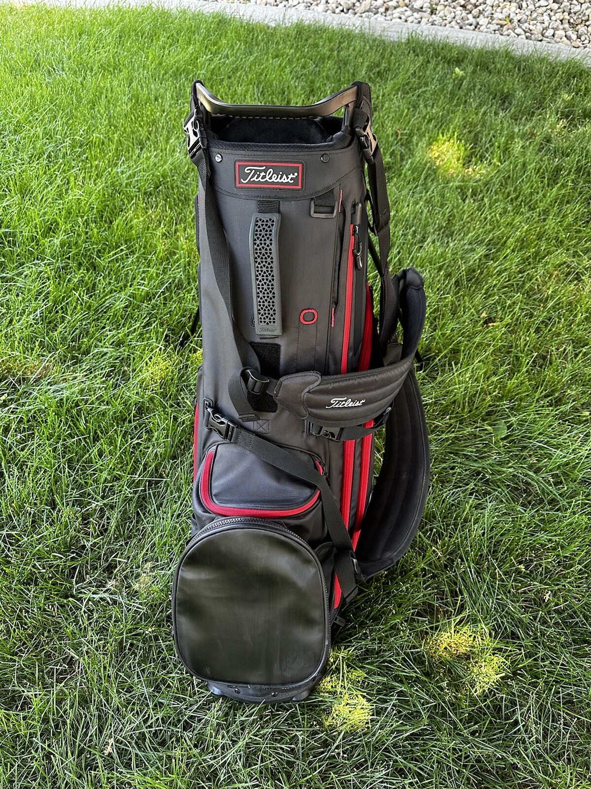 Titleist Hybrid 14 Stand Bag Black/Black/Red eBay