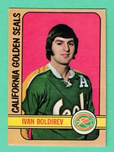 (1) IVAN BOLDIREV 1972-73 O-PEE-CHEE # 41 GOLDEN SEALS ROOKIE GOOD  (F9153)