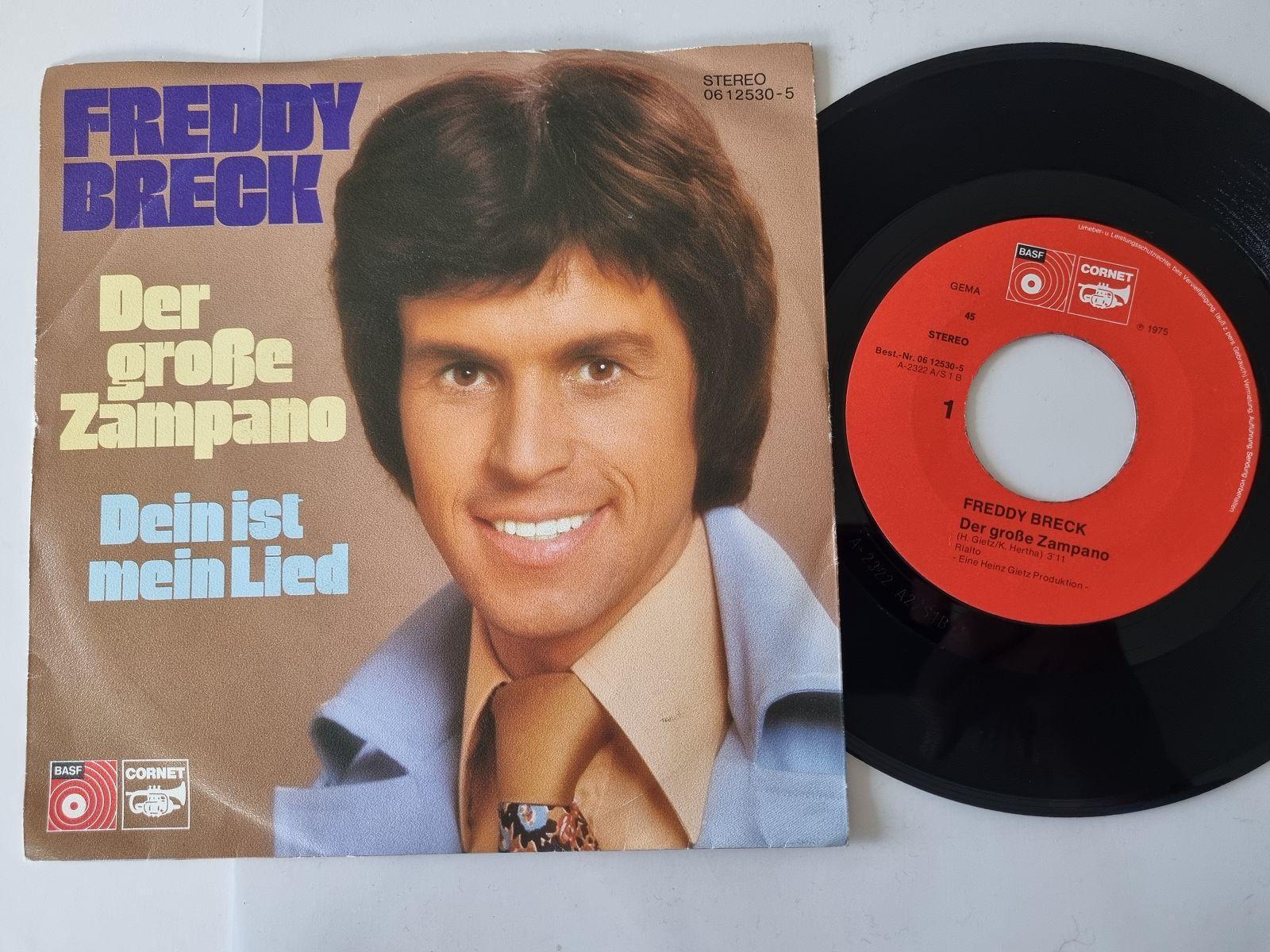 7"" Single Freddy Breck - Der grosse Zampano Vinyl Germany