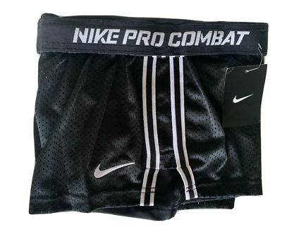 NEW! NIKE PRO [XS] Women's COMBAT DRI-FIT DOUBLE-UP Run Shorts