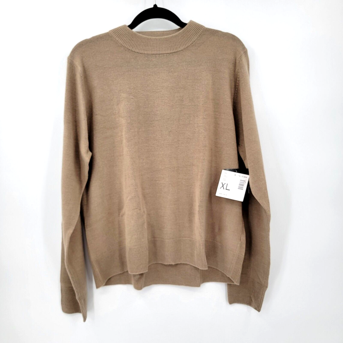 Sag Harbor Women's XL Missy Pullover Sweater Stretchy Brown NWT