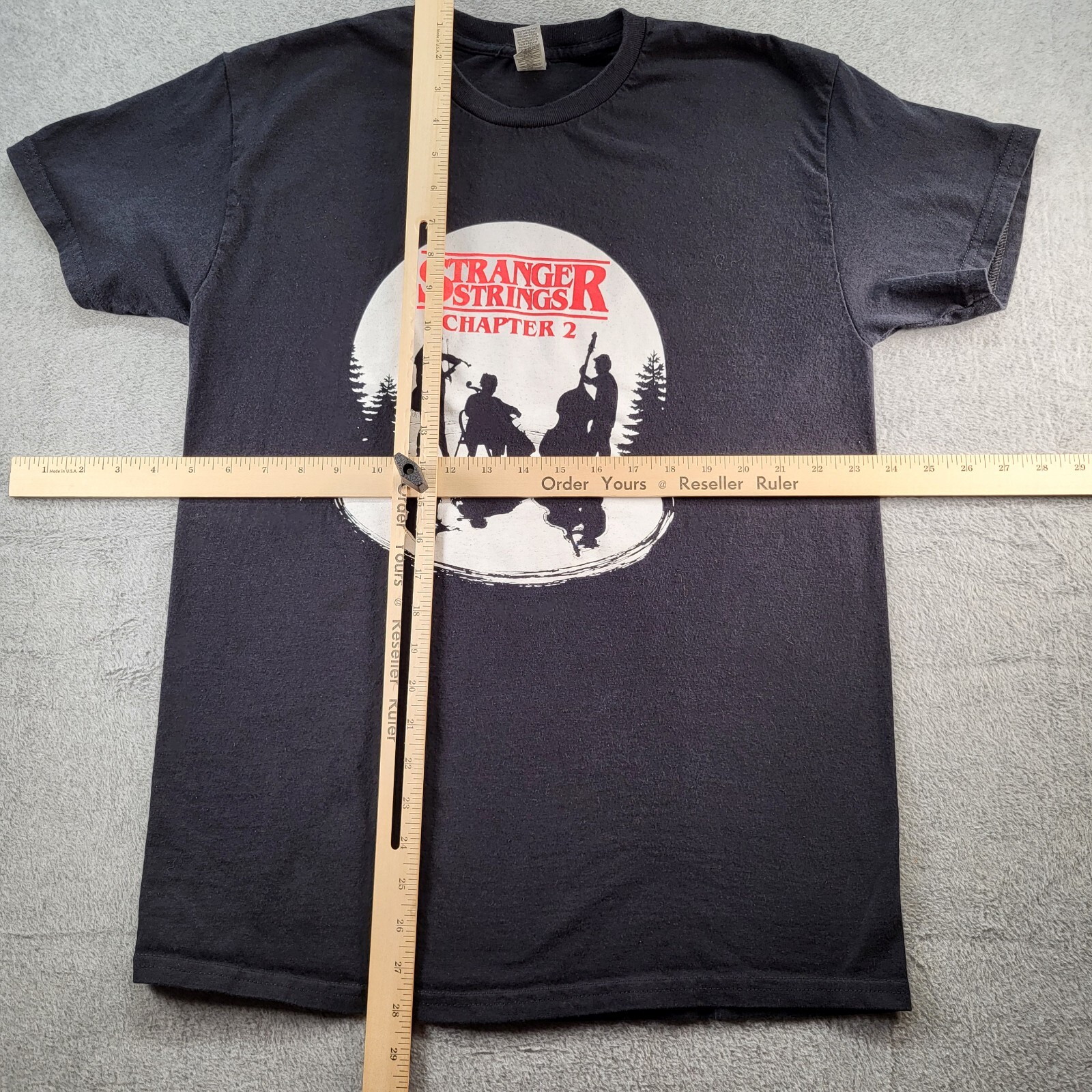 Stranger Things Chapter 2 Black Short Sleeve Gild… - image 6