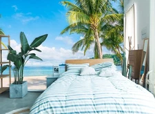 3D Coconut Tree ZHUA14903 Wallpaper Wall Murals Removable Self-adhesive Amy