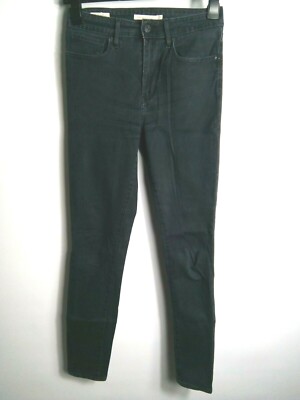 Levi`s 721 Damen Jeans Gr-27 High Rise Skinny Schwarz Denim