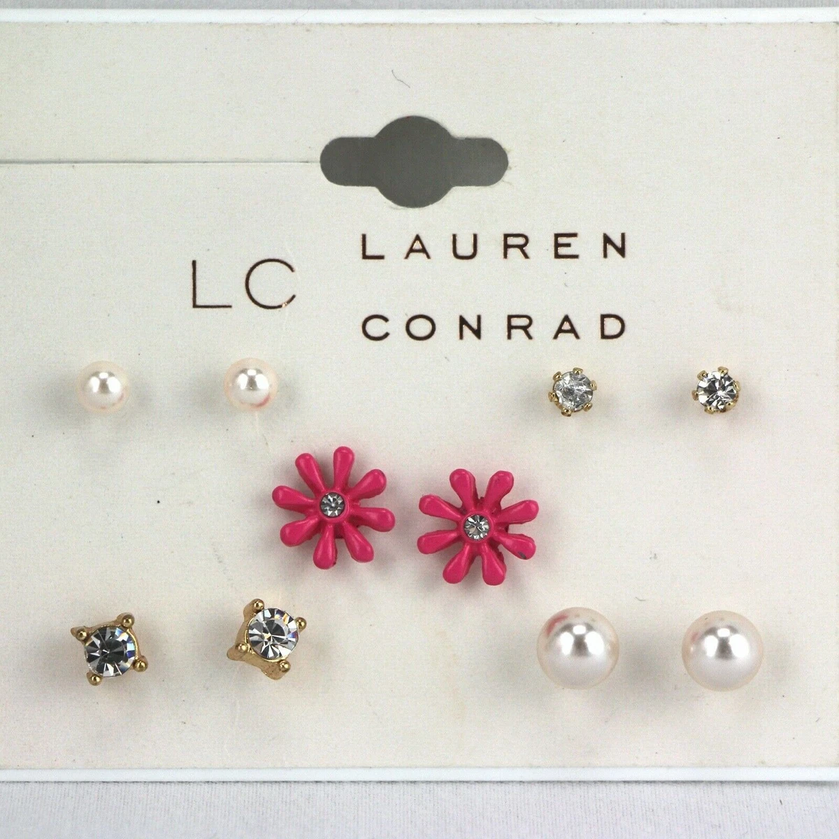 LC Lauren Conrad Earrings 5 Pairs 1 8
