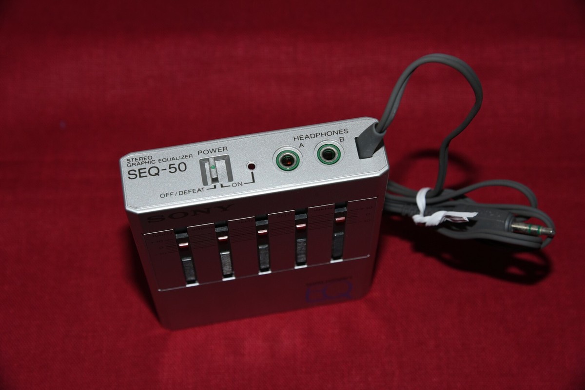 Sony Seq-50 Walkman EQ Stereo Graphic Equalizer for Cassette