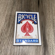 Bicycle Standard Playing Cards Decks One Blue Deck Standard Size & Face