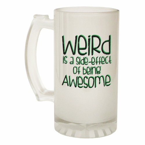 Funny Beer Stein Frosted Glass Novelty Pint 16oz Christmas Gift Gifts SUPER BG6 - Picture 56 of 61