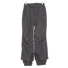 Obermeyer Insulated Winter Ski Snow Pants Solid Black Kids Juniors 12