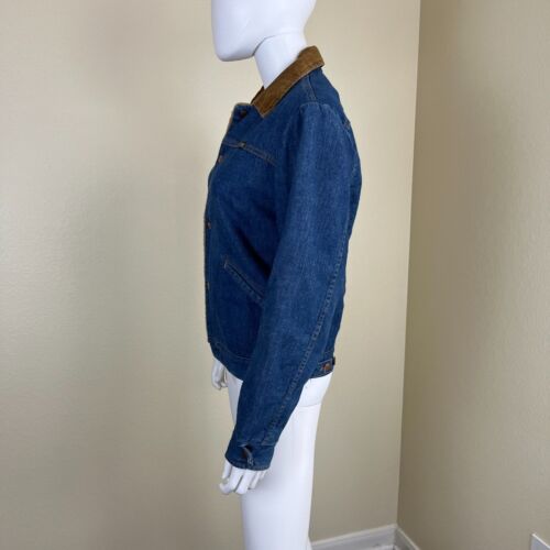 Abrigo de Colección Años 60-70 Maverick Denim Bluebell Sherpa Forrado para Hombres Tareas - Imagen 11 de 16