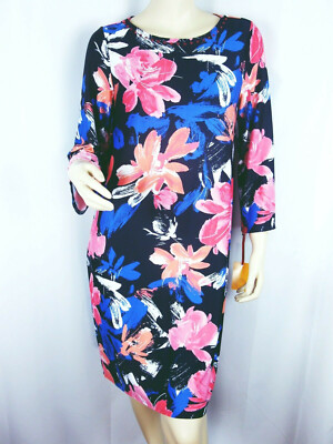 NWT Ruby Rd Brushed Bloom Boat Neck Jersey Knit Dress Size PS Petite Small | eBay NWT Ruby Rd Brushed Bloom Boat Neck Jersey Knit Dress Size PS Petite Small | eBay