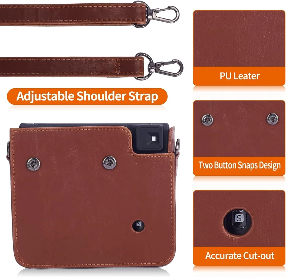 Estuche de protección bolsa con correa ajustable para cámara Fujifilm Instax SQUARE SQ1 Foto 3 de 4