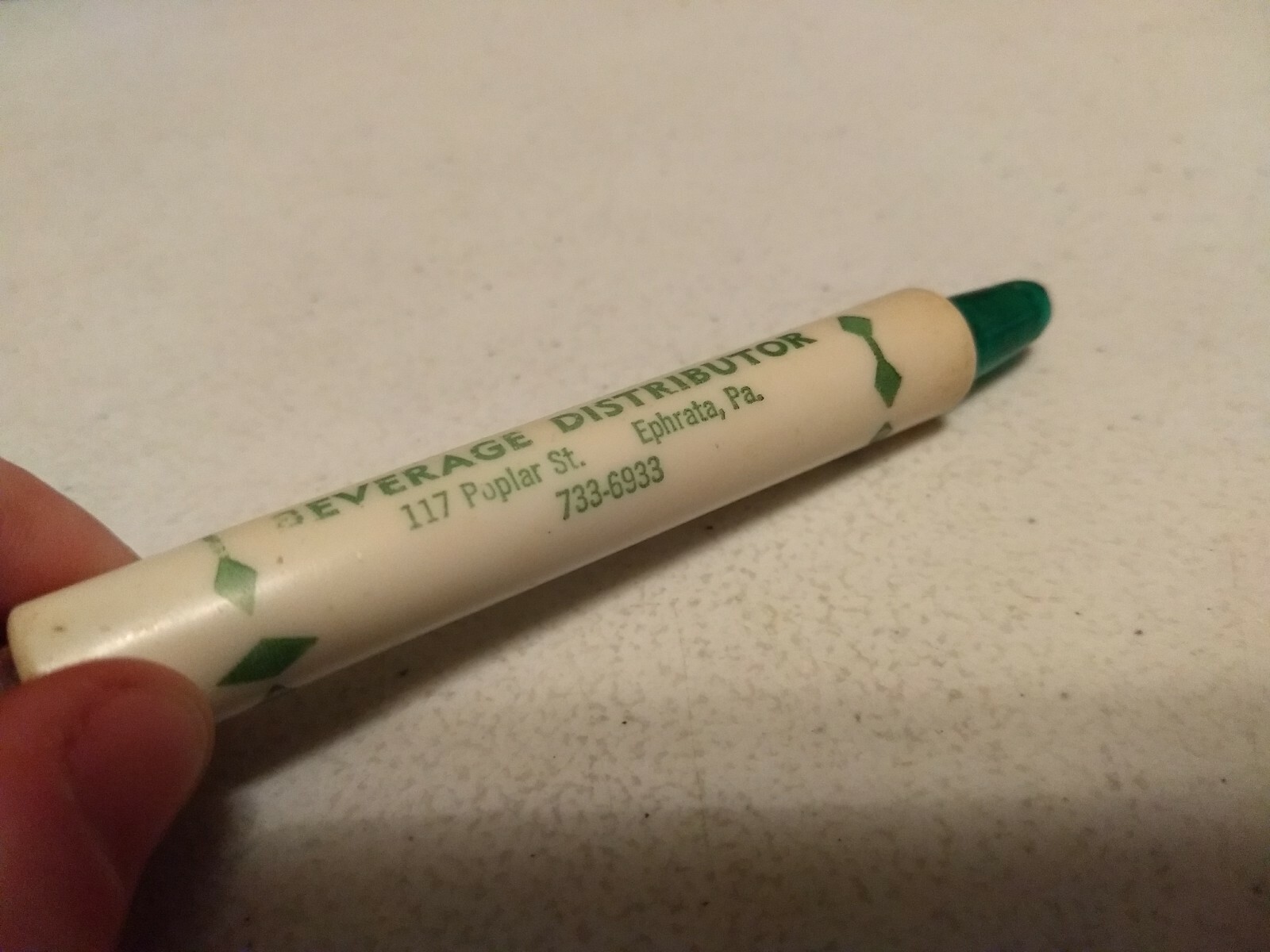 Vintage Mose Garner Beverage Distributor Ephrata PA Advertising Bottle