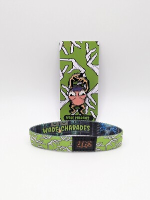 Zox Monster #206 Wade Charades ~ NEW ~ Medium ~ Wristband ~ Card & Pin