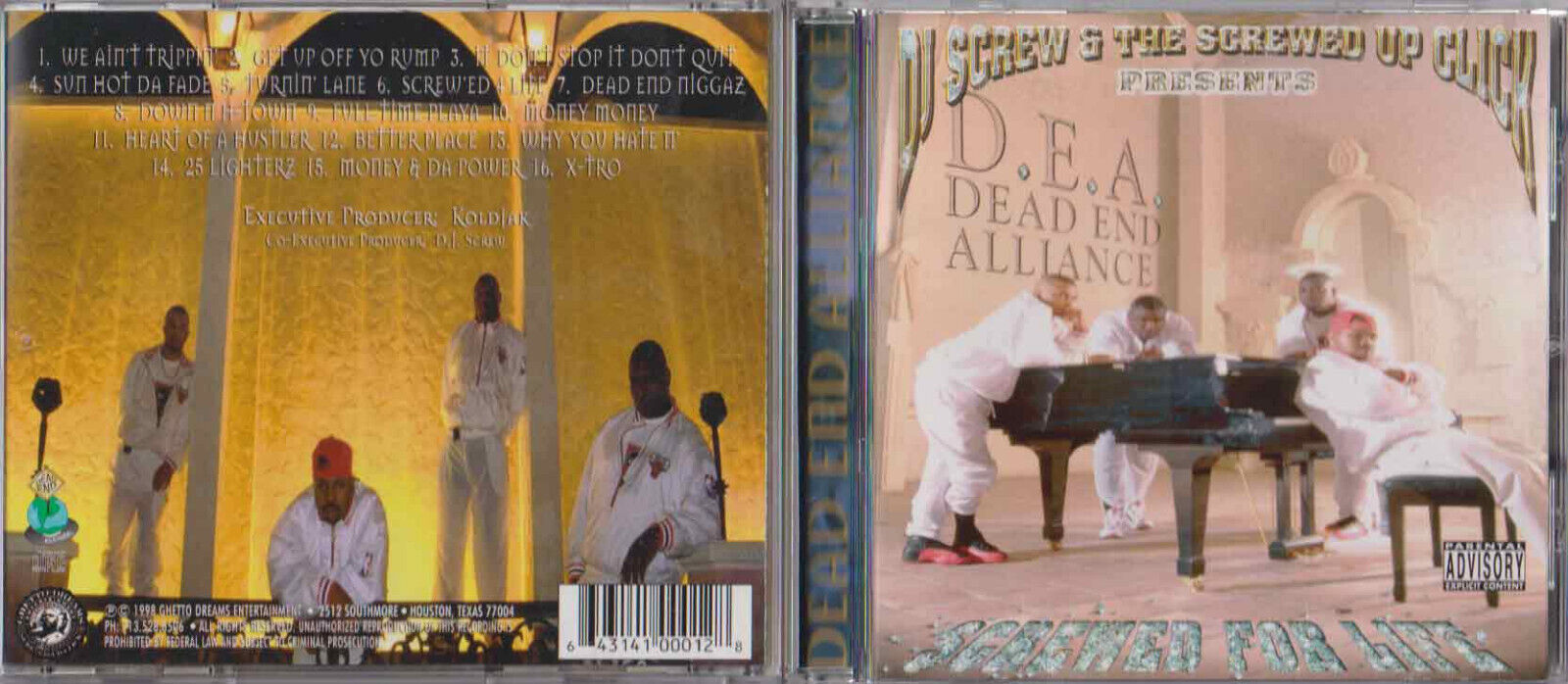 !@#$ Dead End Alliance - Screwed For Life Texas Rap G-Funk DJ Screw Hawk !@#$