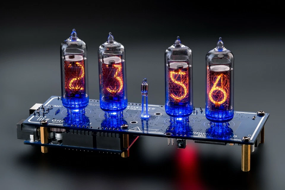 DIY KIT IN-14 Arduino Shield NCS314-4 Nixie Clock WITH TUBES Shipping 3-5 Days - Image 4 of 4