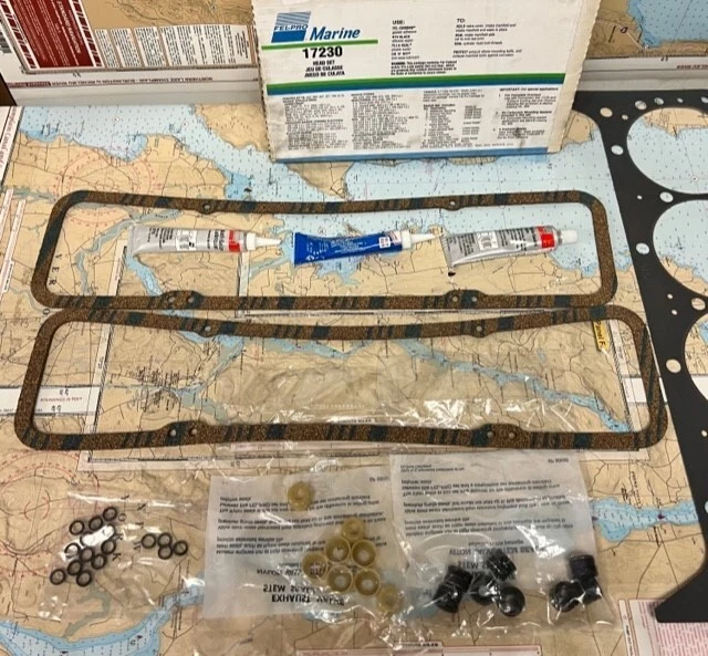 Juego de juntas de cabeza marina FEL-PRO #17230 - FALTANTE juego de juntas de colector de admisión. Foto 3 de 3