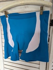 Zoot Cycling Outdoor Triathlon Padded Bike Shorts Blue Women's Size LARGE