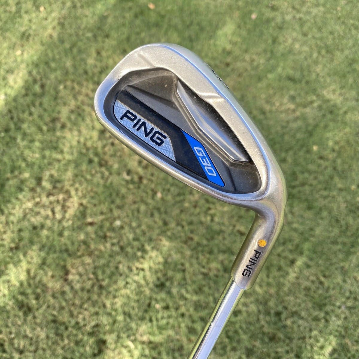 Ping G30 Single Iron 9 Iron Steel Stiff Right Yellow Dot 36