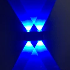 Dimmable/N 4W LED Wall Light Fixture Rectangle Up/Down Lamp Aluminum Foyer Aisle