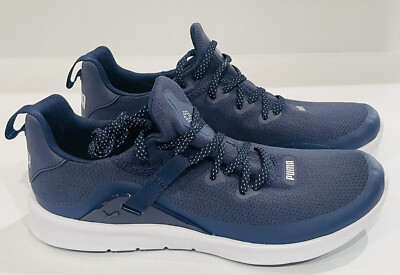 Puma Women's Laguna Fusion Sport Spikeless Golf Shoes, Peacoat Size 