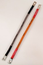 VBL6 Pair 6 gauge 14" Battery Wire Copper Cables 6GA for Inverters Solar Backup