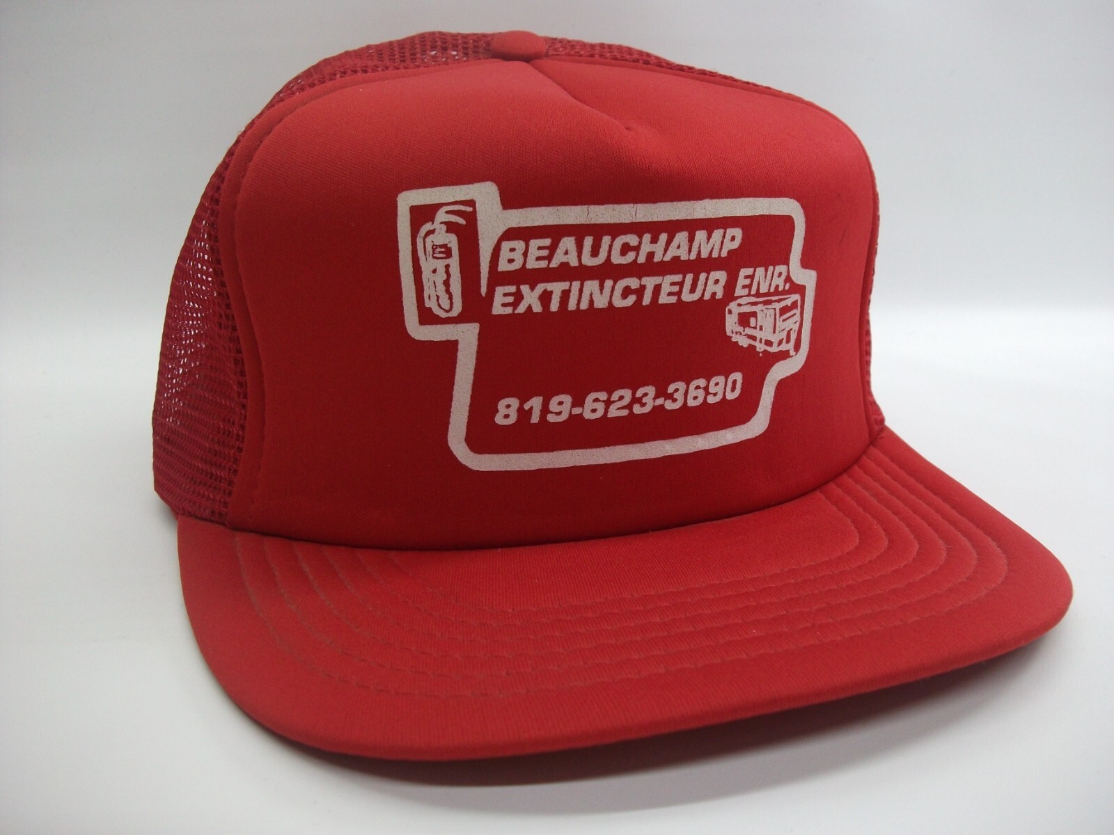 Beauchamp Extincteur French Francais Hat Vintage Red … Gem