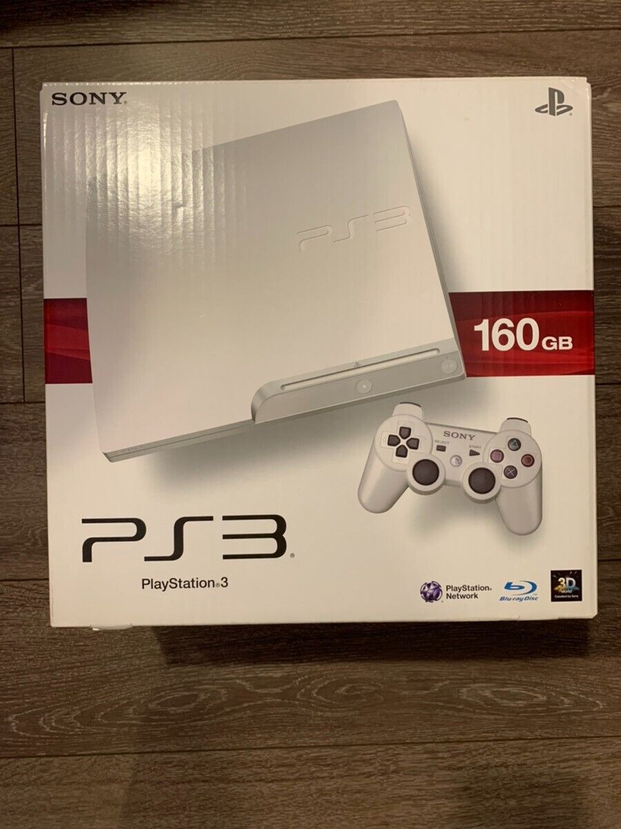 PS3 CECH-3000A Classic White 160GB LW Used Tested Boxed SONY PlayStation 3