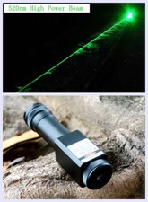 520T-1000 High Power 520nm Green Laser Waterproof Torch/ 5m Laser/Focusable Beam