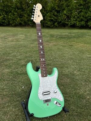 Fender Tom Delonge Stratocaster Warmoth Build Surf Green