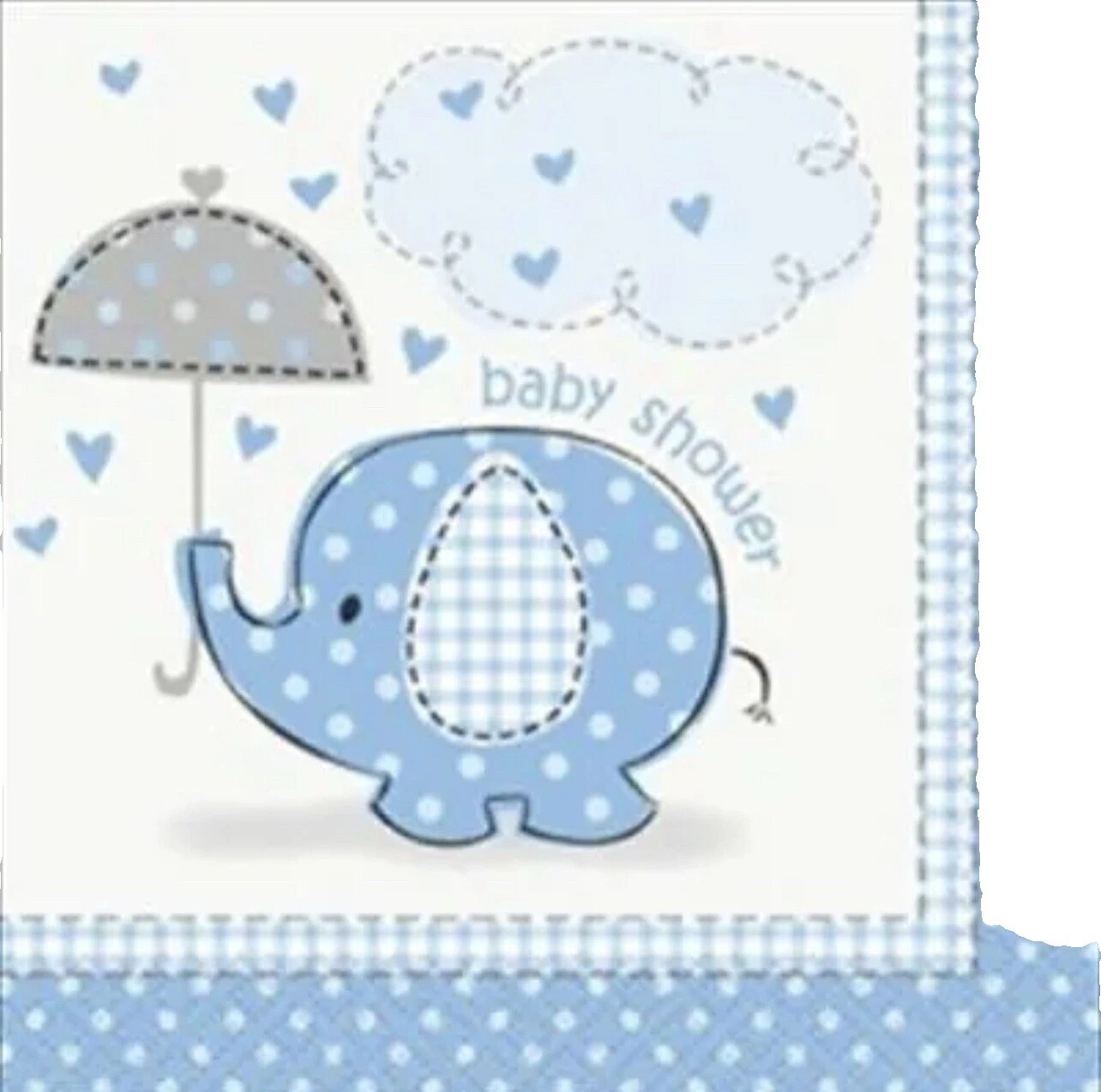 GINGHAM Baby Shower Fiesta Vajilla & serveware