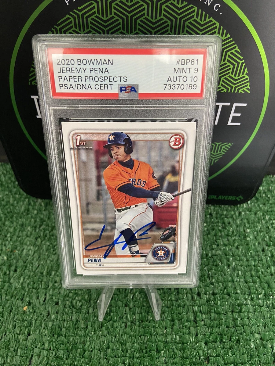 その他 2020 bowman sapphire Jeremy pena psa9 2020 Bowman - Jeremy Pena #CPA-JP for sale | eBay