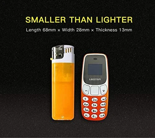 Mini Bluetooth Phone Piccolo telefono Mobile Changer Dual Sim L8 Star BM10 MP3 - Immagine 3 di 4