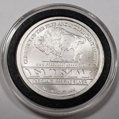 激レア！TRiNiDAD Oscar Type1 20g 1 oz .999 Silver Round - 50 Units Free Lakota Bank Currency