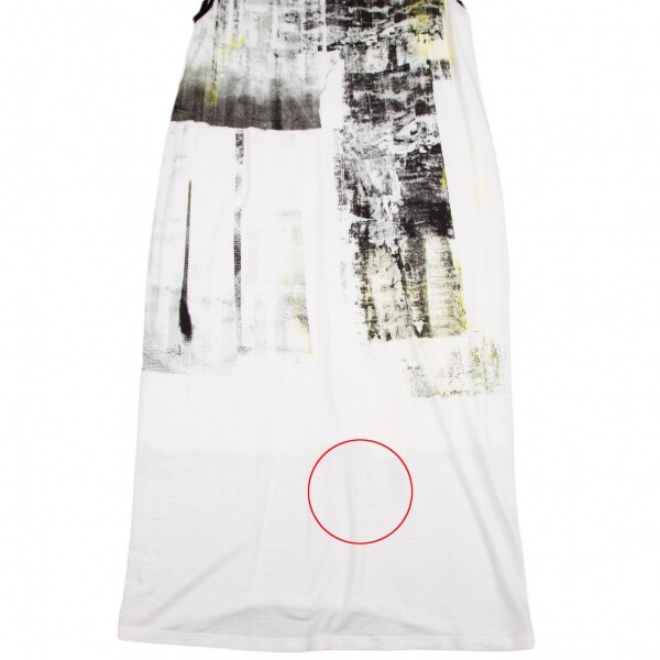 HELMUT LANG Graphic Print Sleeveless Dress Size S(K-119446 HELMUT LANG Graphic Print Sleeveless Dress Size S(K-119446
