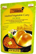 Kitchens of India Pav Bhaji Mashed Vegetable Curry Dinner - Vegetarian - GF