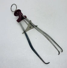 Vintage Hot Dish Plate Triangle Tong Claw Gripper 9” Kitchen Helper Server X1