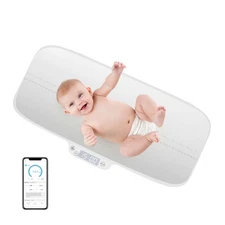 Digital Scale Infant Scale Pet Scale for Newborn Babies Cats Puppies White