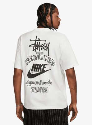 Nike x Stussy The Wide World Tribe T-Shirt 'White' DV1774-100