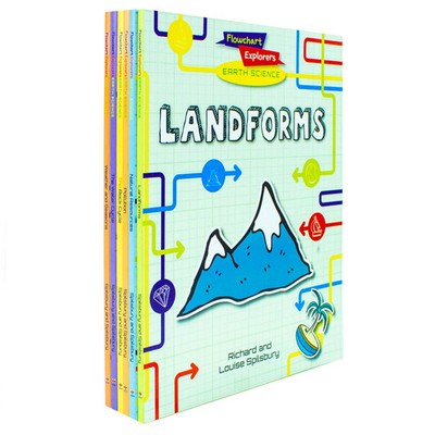 Flowchart Explorers Earth Science STEM 6 Books Se | Richard and Louise Spilsbury