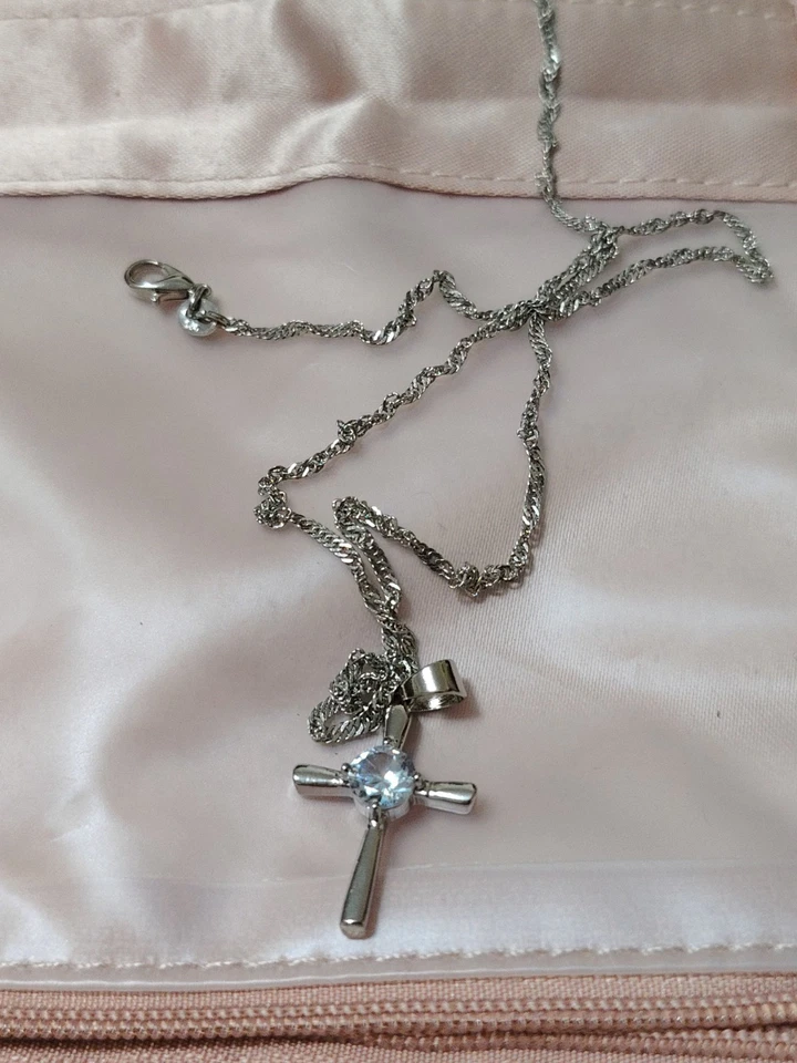 Catenina Con Ciondolo Placcato argento 925 - Immagine 3 di 4