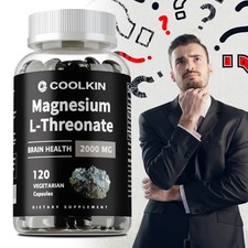 120pcs Magnesium L-Threonate 2000mg - Nootropic Brain Booster, Memory and Focus
