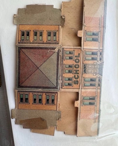 Cardboard Village Giants of Lilliputania 1916 Antique Lot of 2 ✅ - Picture 2 of 3
