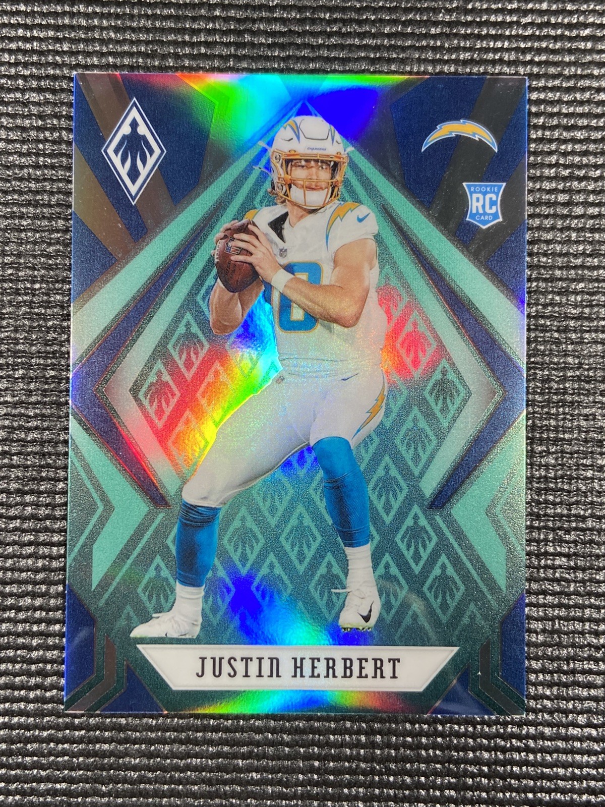 2020 Panini Phoenix Rookies Justin Herbert #103 Teal Prizm /175 RC RARE SSP