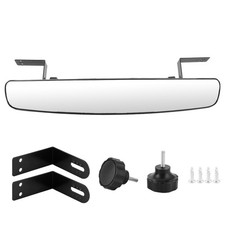 Convex Central Rearview Mirror 180 Degree Wide Angle Panoramic View Fit