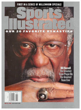 Poster Of Bill Russell From Sports Illustrated Magazine 1999 Edition Reprint