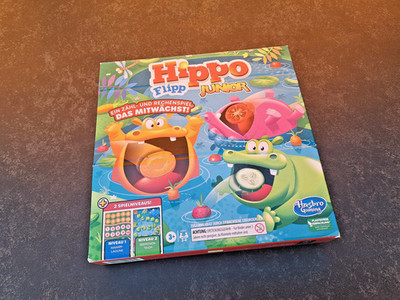 Hasbro Hippo Flipp Junior Brettspiel Zähl und Rechenspiel