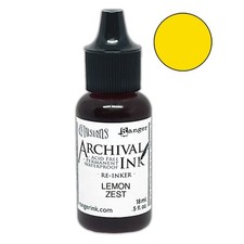 Dyan Reaveley Dylusions Archival Reinkers-Lemon Zest - 3 Pack